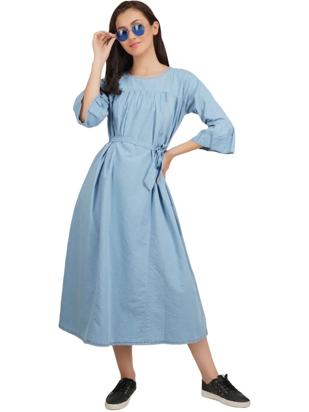 Denim Maternity  dress