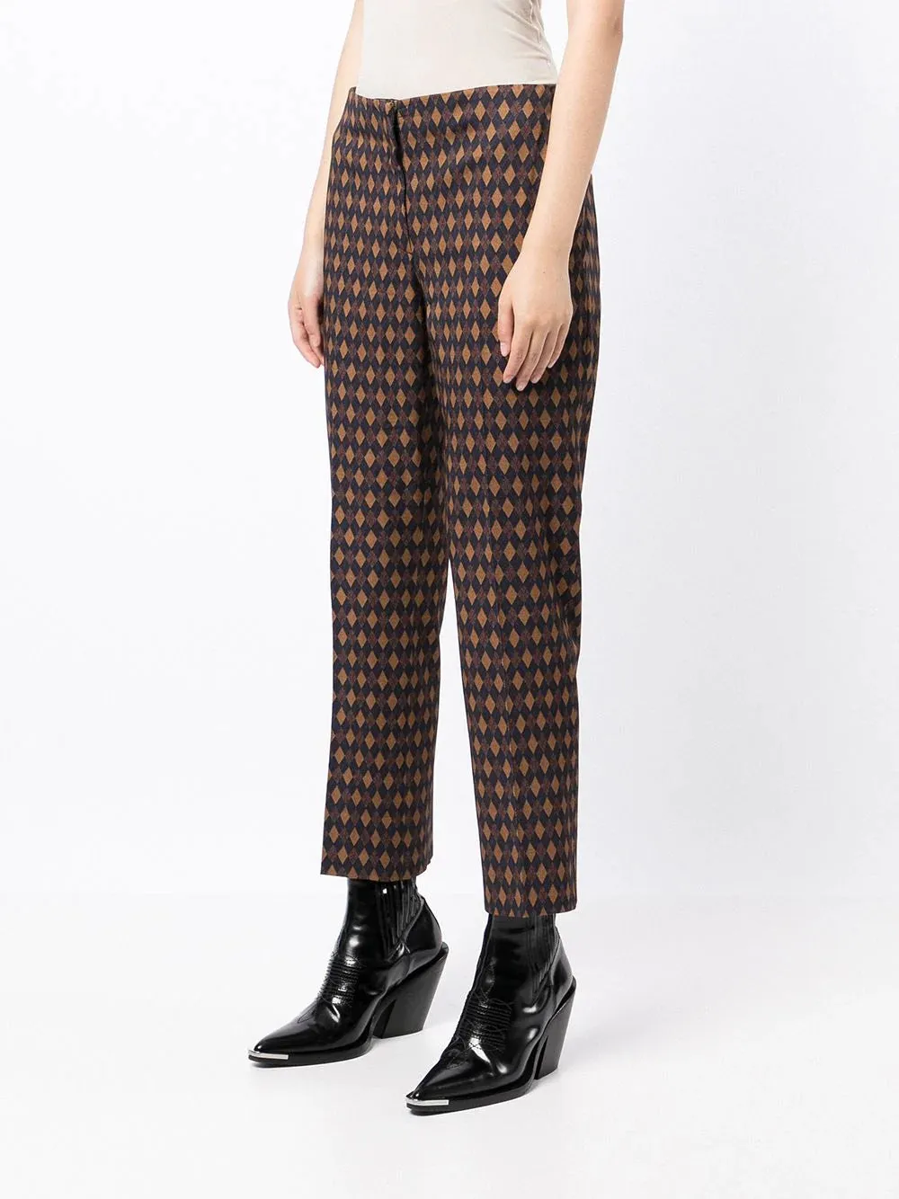 Diamond Print Trousers