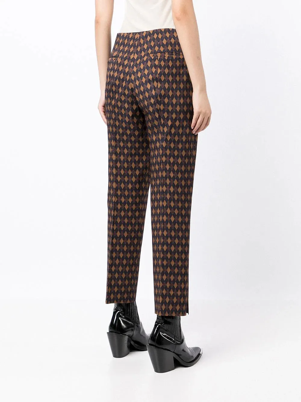 Diamond Print Trousers