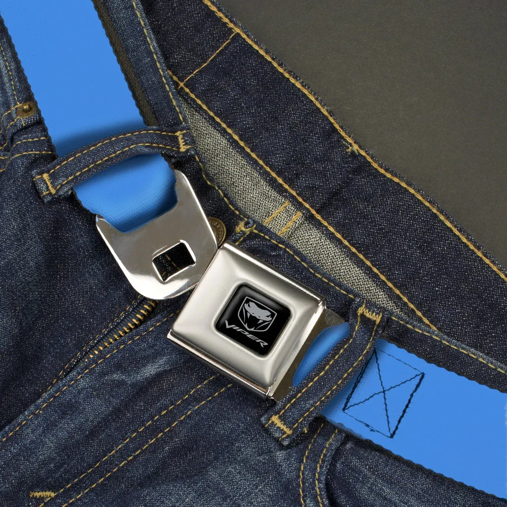 Dodge Viper Seatbelt Belt - Baby Blue Webbing