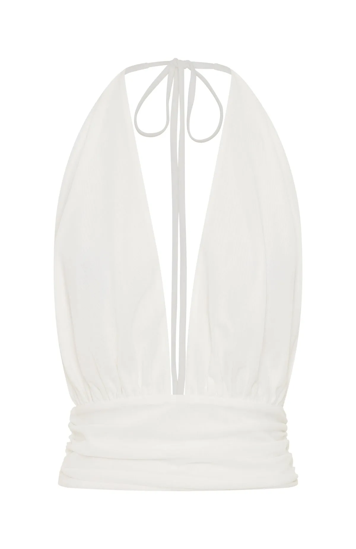 Dolce Dreams Halter Top Off White Style Layering