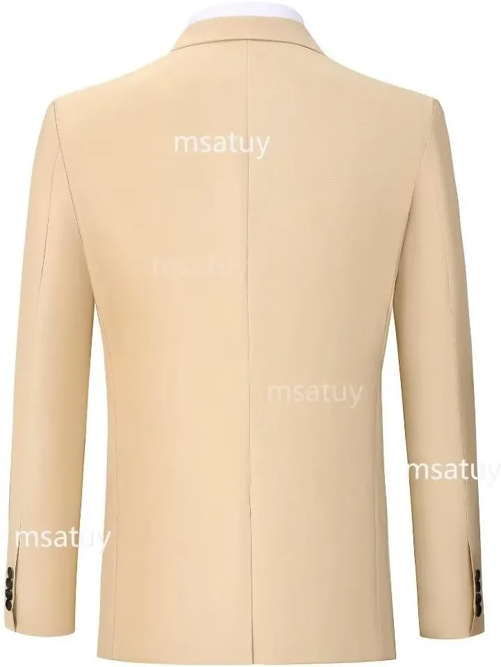 Double Breasted Slim Fit Tuxedos for Men 3 Pieces Suits Sets Double Breasted Suit Man Peak Lapel Blazer Vest Pant