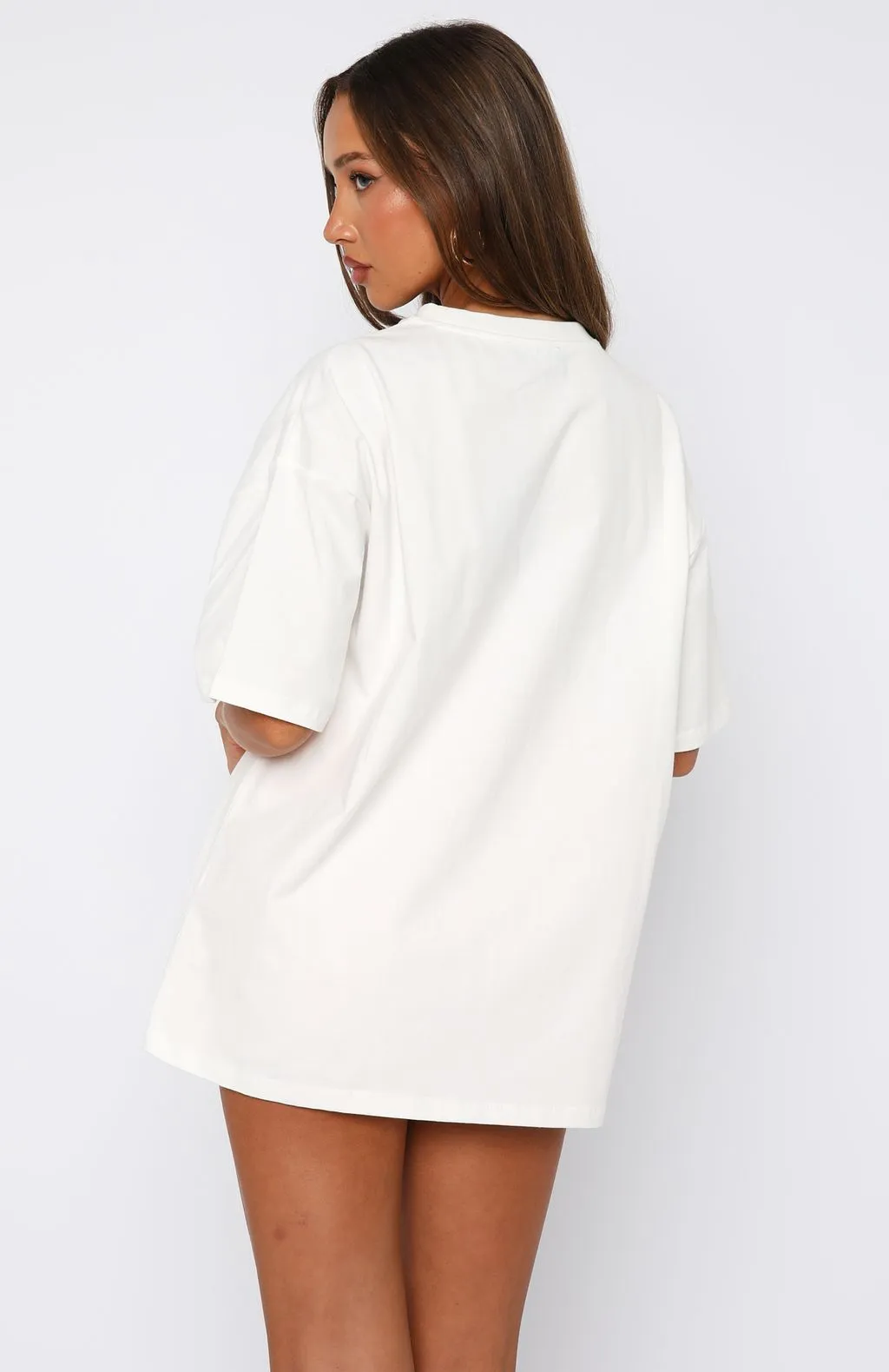 OdorResistantFinish Sweet Cherry Edition Oversized Tee White