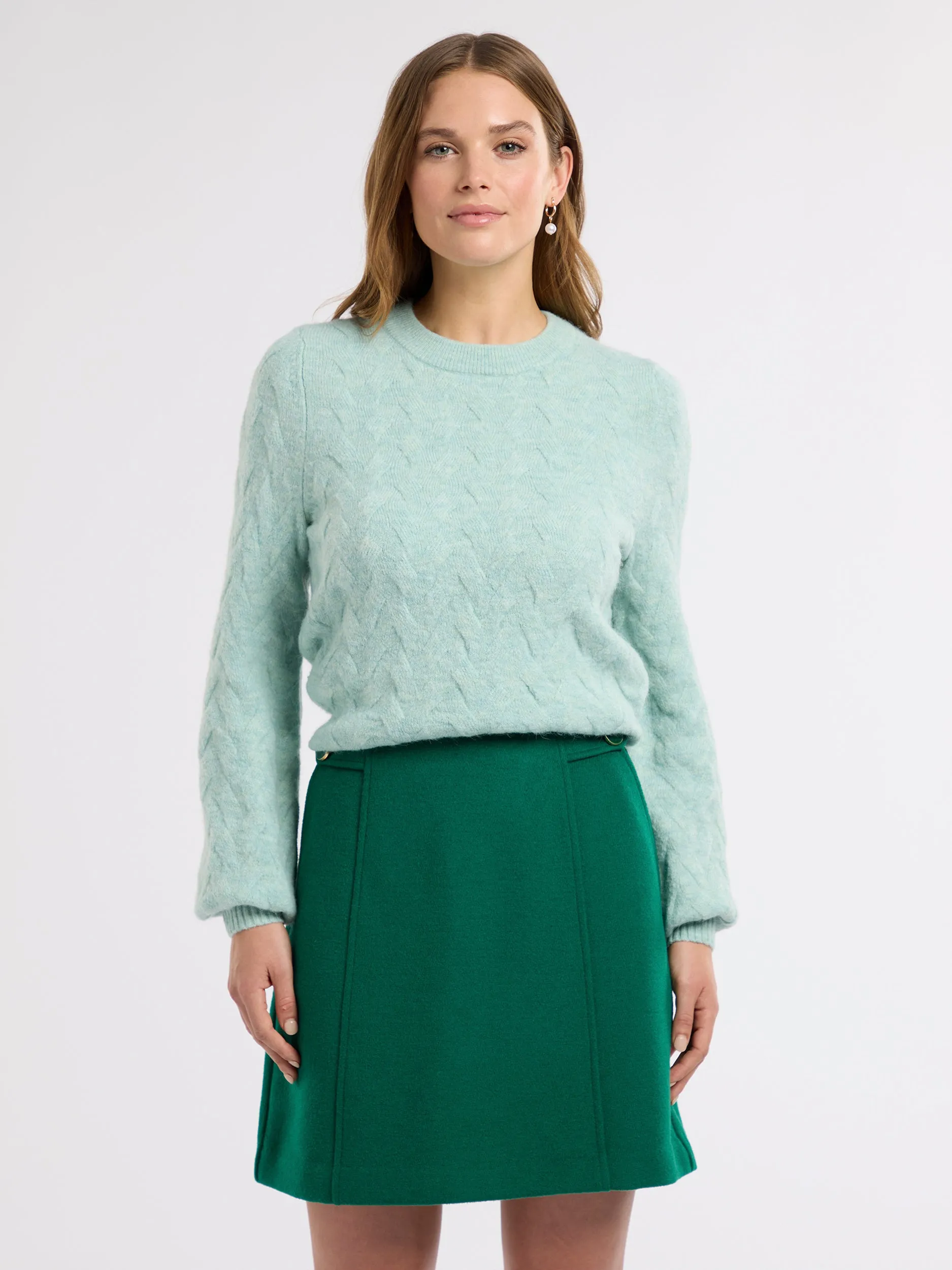 Biodegradable Fiber Breathable Honeycomb Weave Florentine Jumper