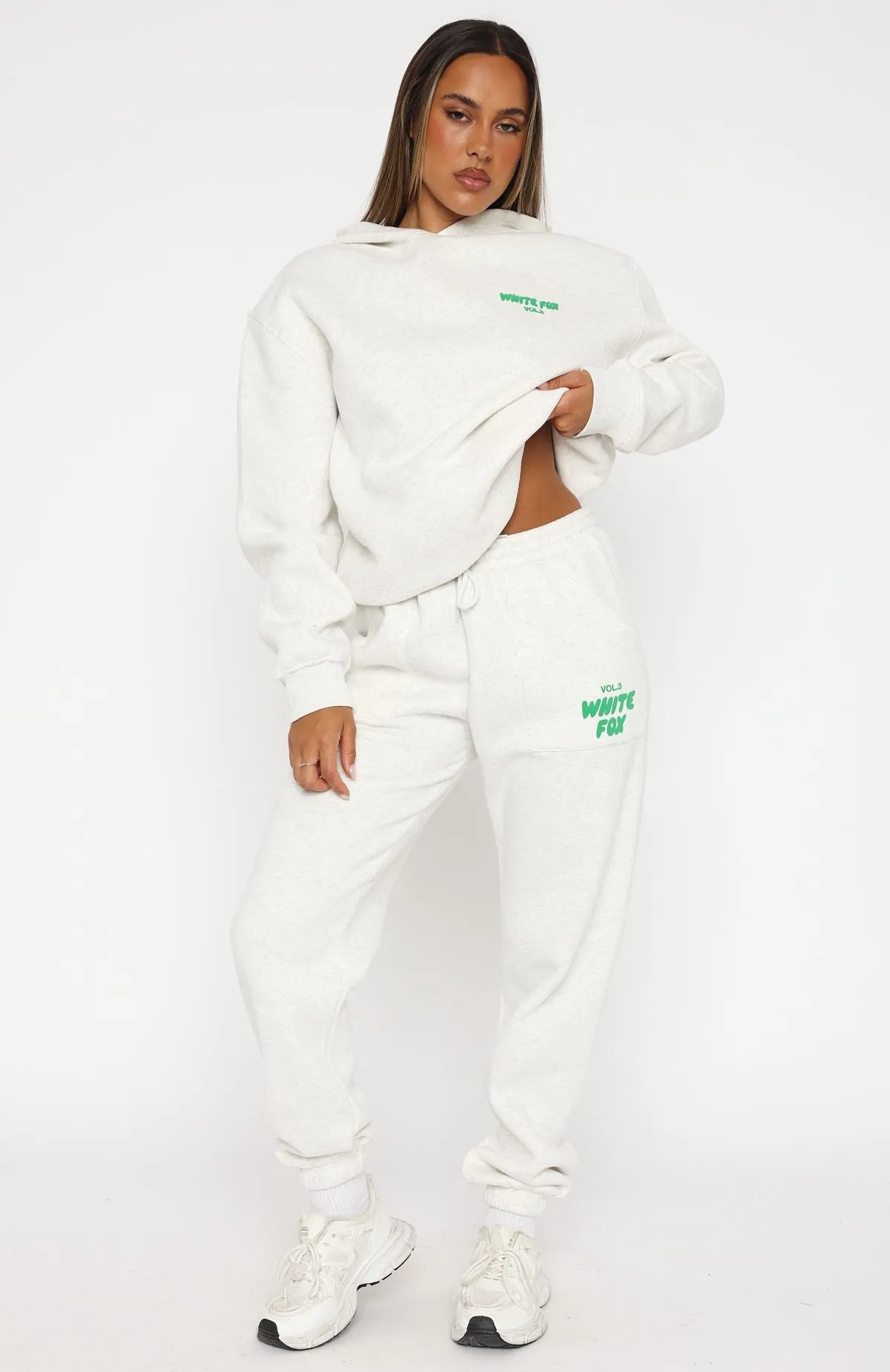 Cozy Interior Fleece Offstage Sweatpants Glacier Grey