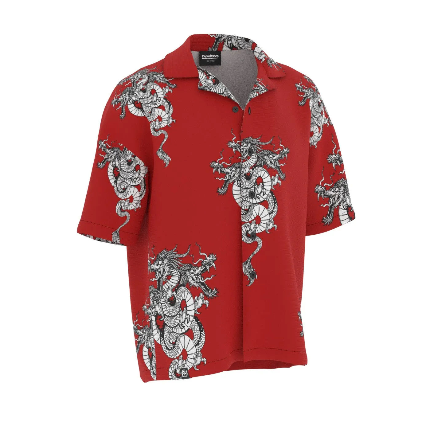 Dragons Oversized Button Shirt