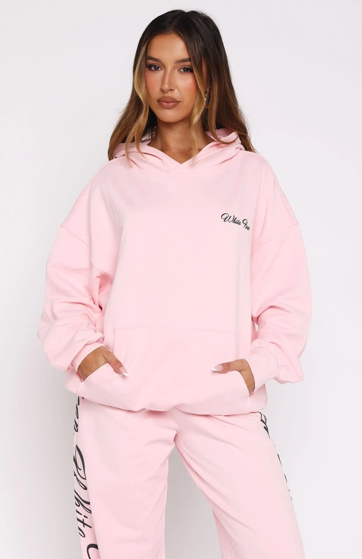 Travel Warmth Versatile Piece Lucky Thirteen Shaya Oversized Hoodie Soft Pink