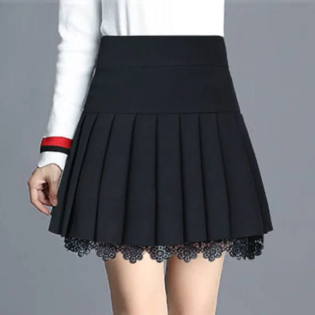 DressBetty - Women High Waist Pleated Skirts
