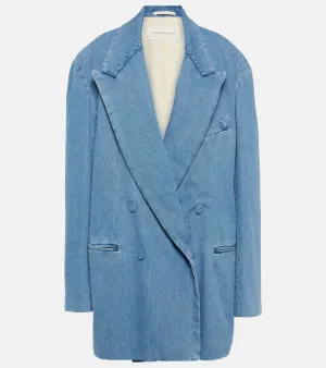 Dries Van Noten Oversized denim blazer