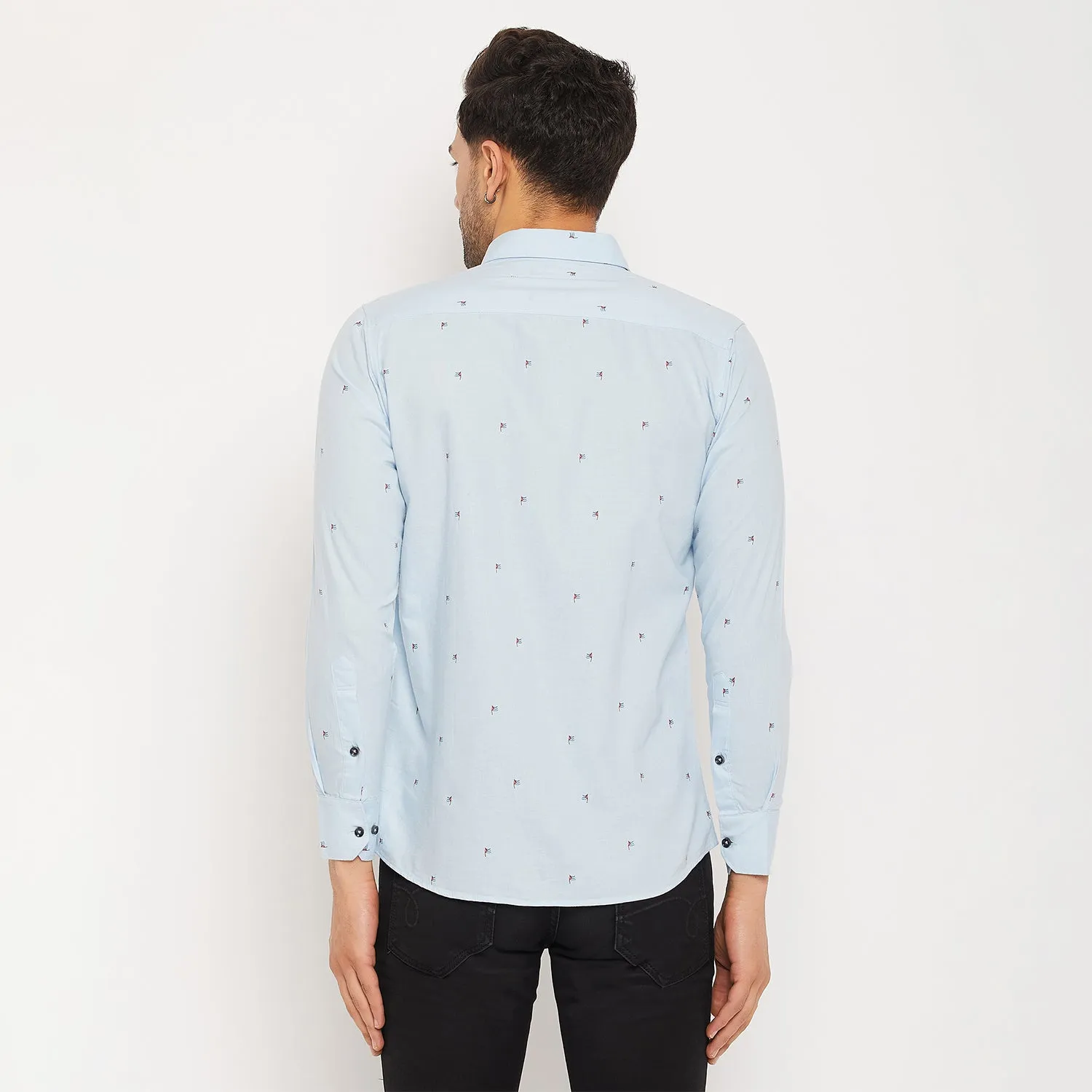 Duke Men Stardust Cotton Full Sleeve Shirt (SDO8PROB)