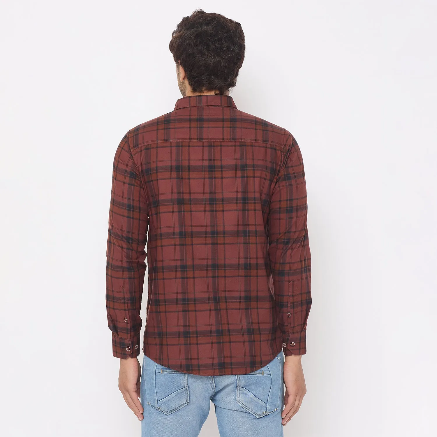 Duke Stardust Men Full Sleeve Cotton Shirt (SDO7CKF)