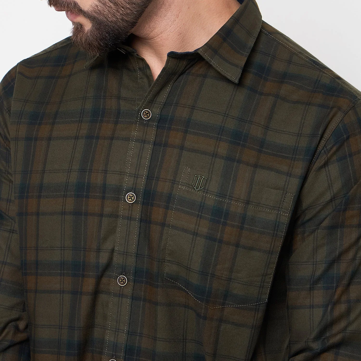 Duke Stardust Men Full Sleeve Cotton Shirt (SDO7CKF)