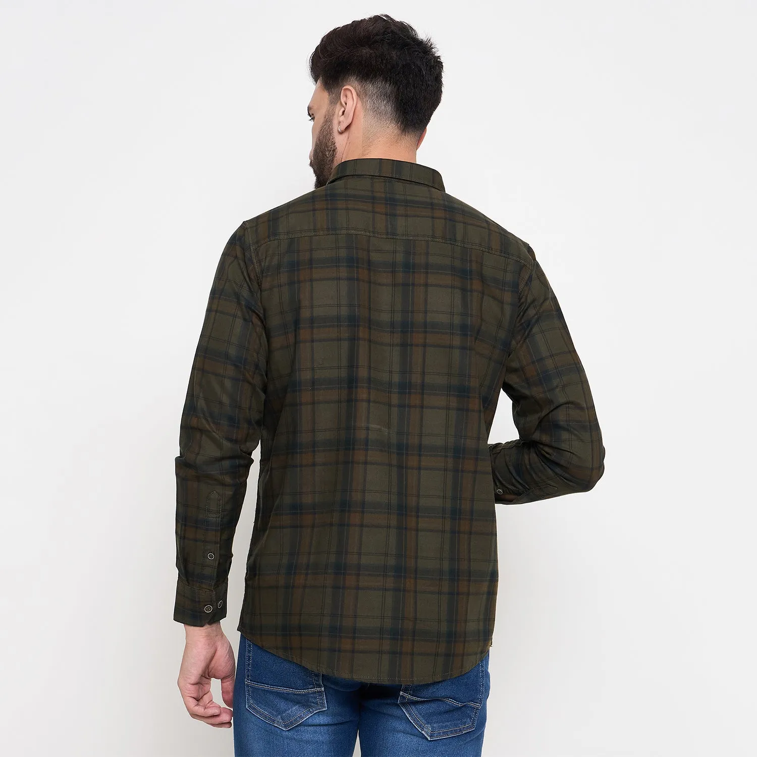 Duke Stardust Men Full Sleeve Cotton Shirt (SDO7CKF)
