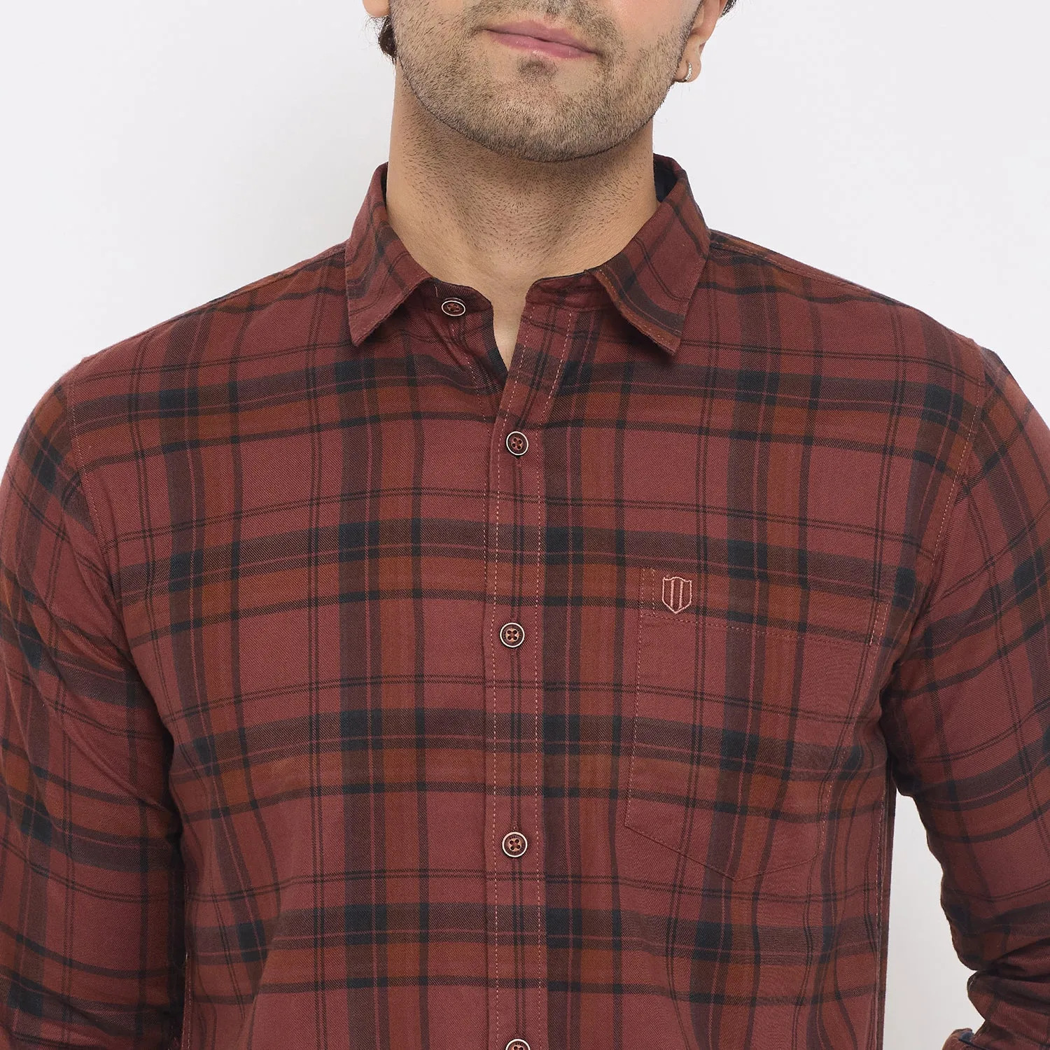 Duke Stardust Men Full Sleeve Cotton Shirt (SDO7CKF)