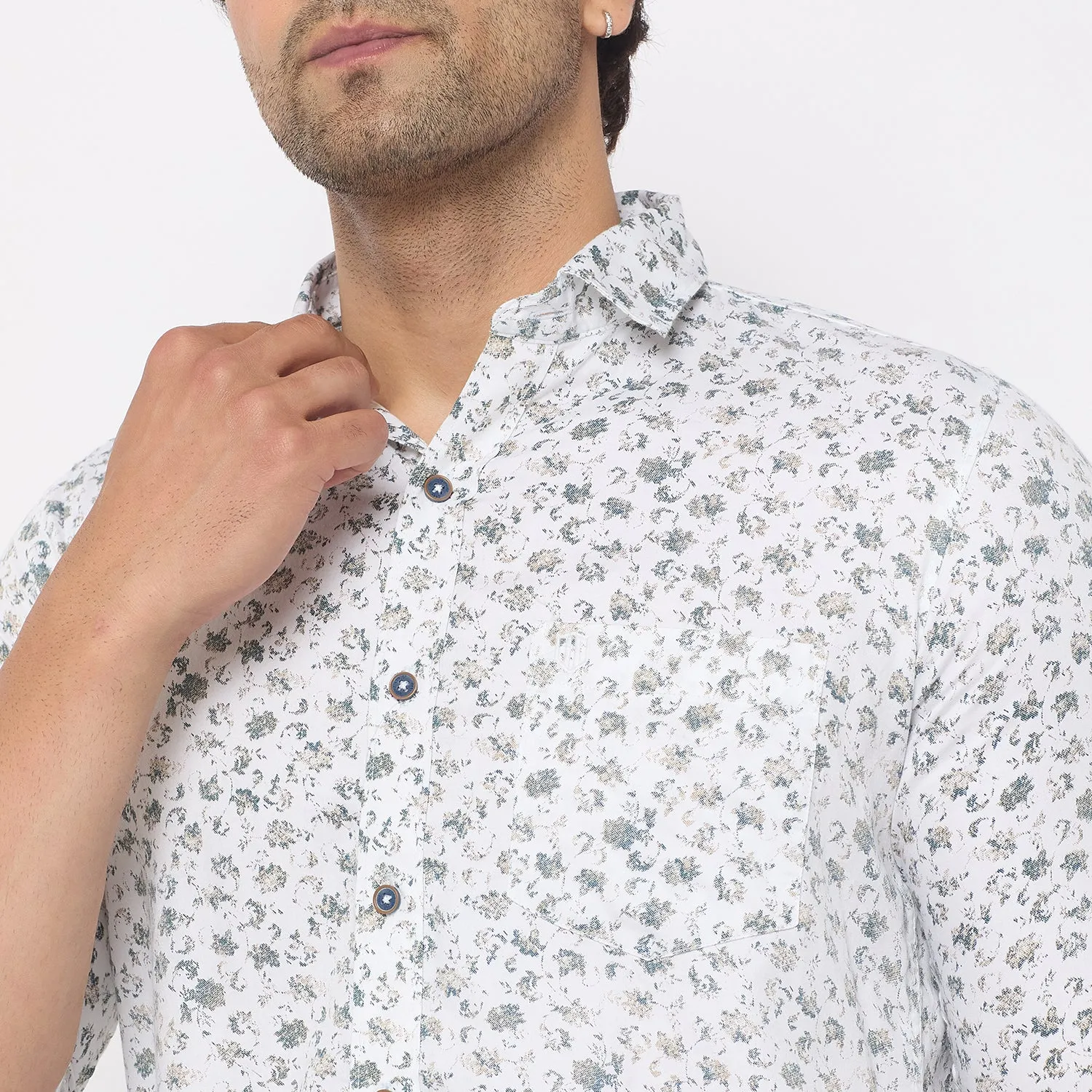 Duke Stardust Men Full Sleeve Cotton Shirt (SDO8PRN)