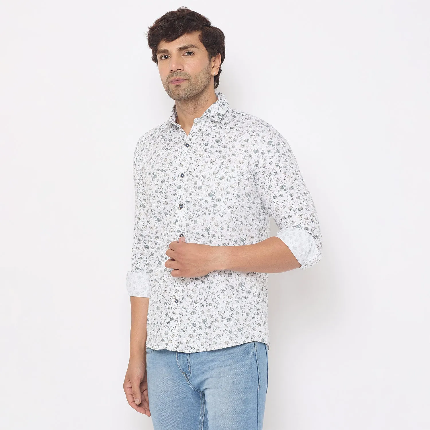Duke Stardust Men Full Sleeve Cotton Shirt (SDO8PRN)