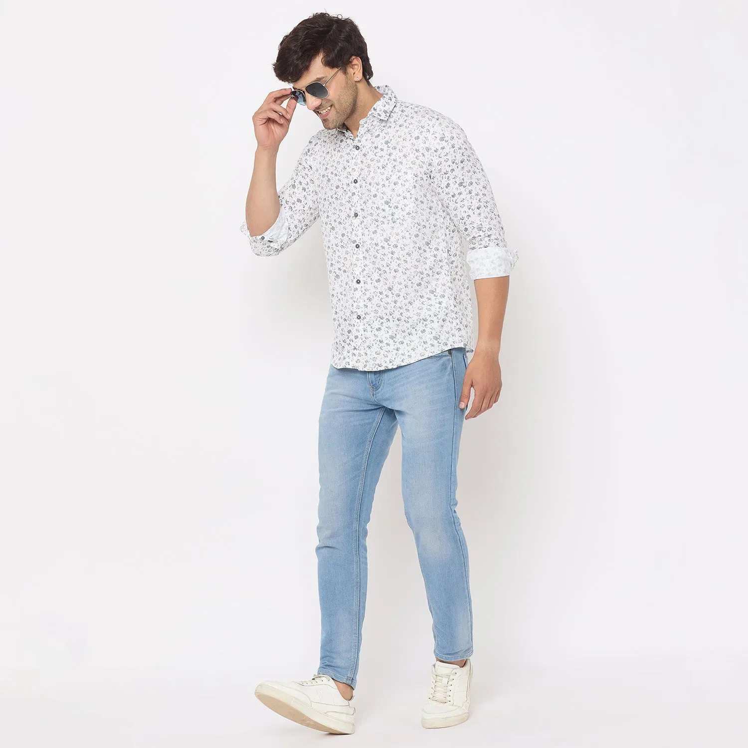 Duke Stardust Men Full Sleeve Cotton Shirt (SDO8PRN)
