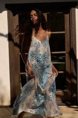 HEATHER MAXI Comfortable Collar Flattering Drape