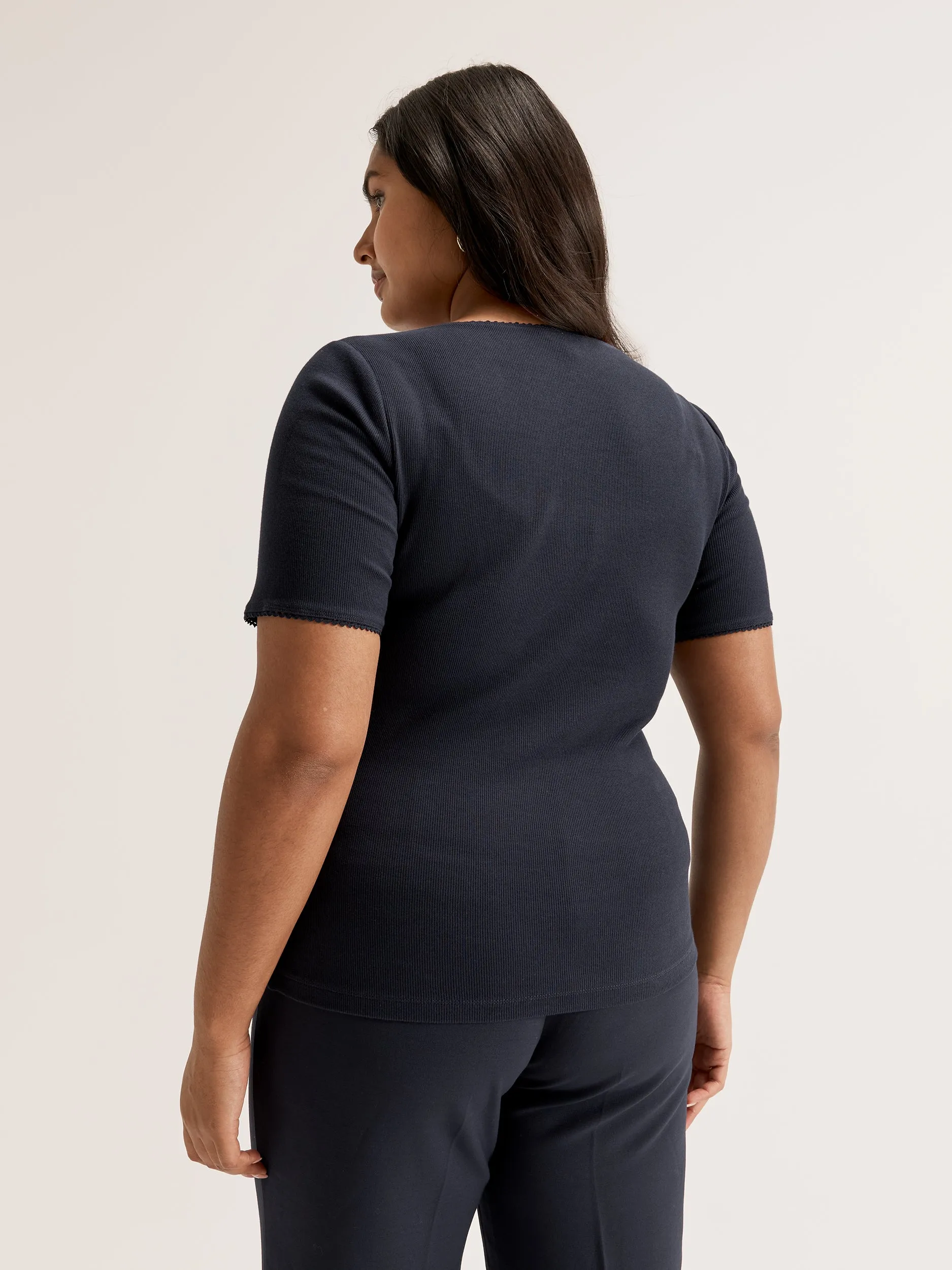 Stretch Fit Engineering Rae Rib Top