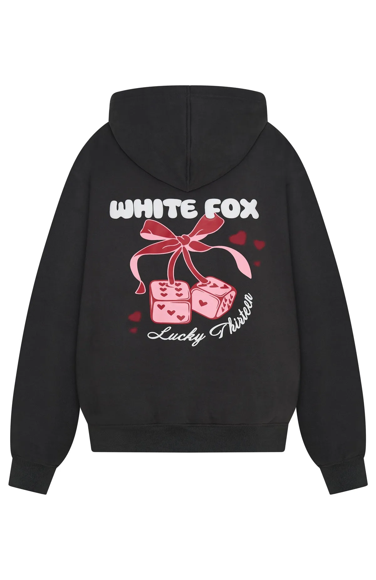 Relaxed Armhole Fit Layering Piece Lucky Thirteen Cheyenne Oversized Hoodie Charcoal