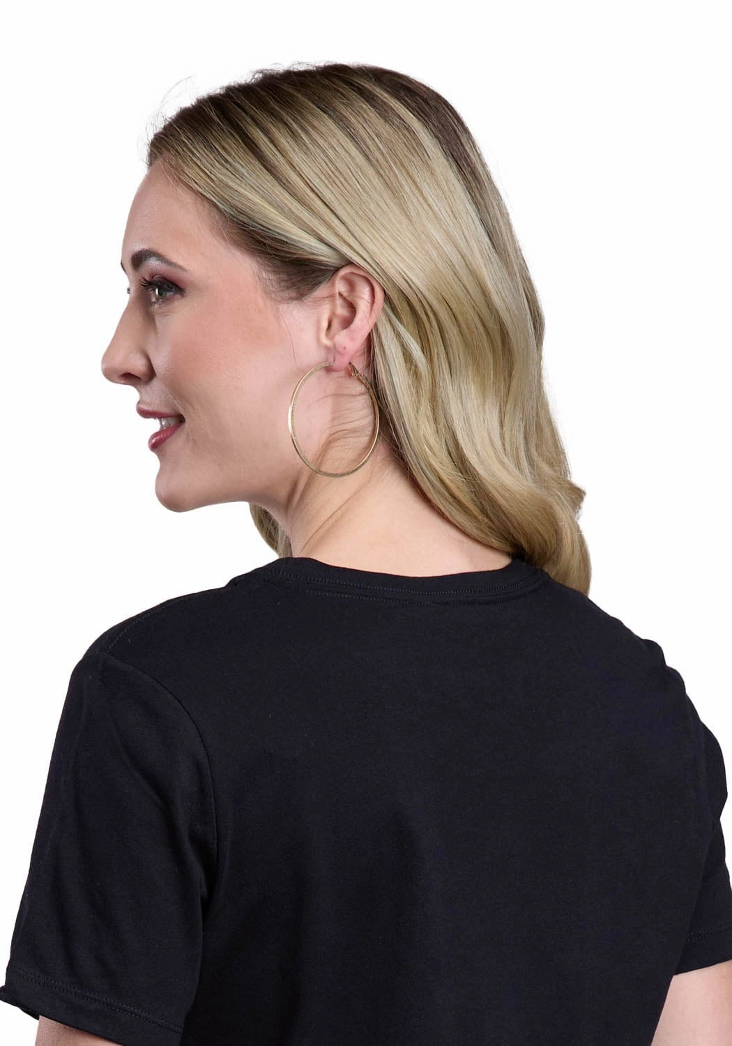 Tin Haul Womens Horseshoe With Scenery Black Cotton Blend S/S T-Shirt networking event Holiday Outfit