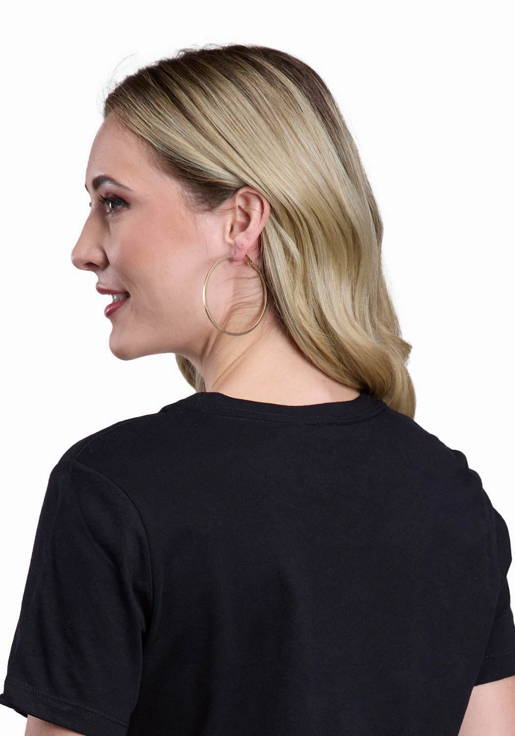 Tin Haul Womens Horseshoe With Scenery Black Cotton Blend S/S T-Shirt Refined Aesthetic