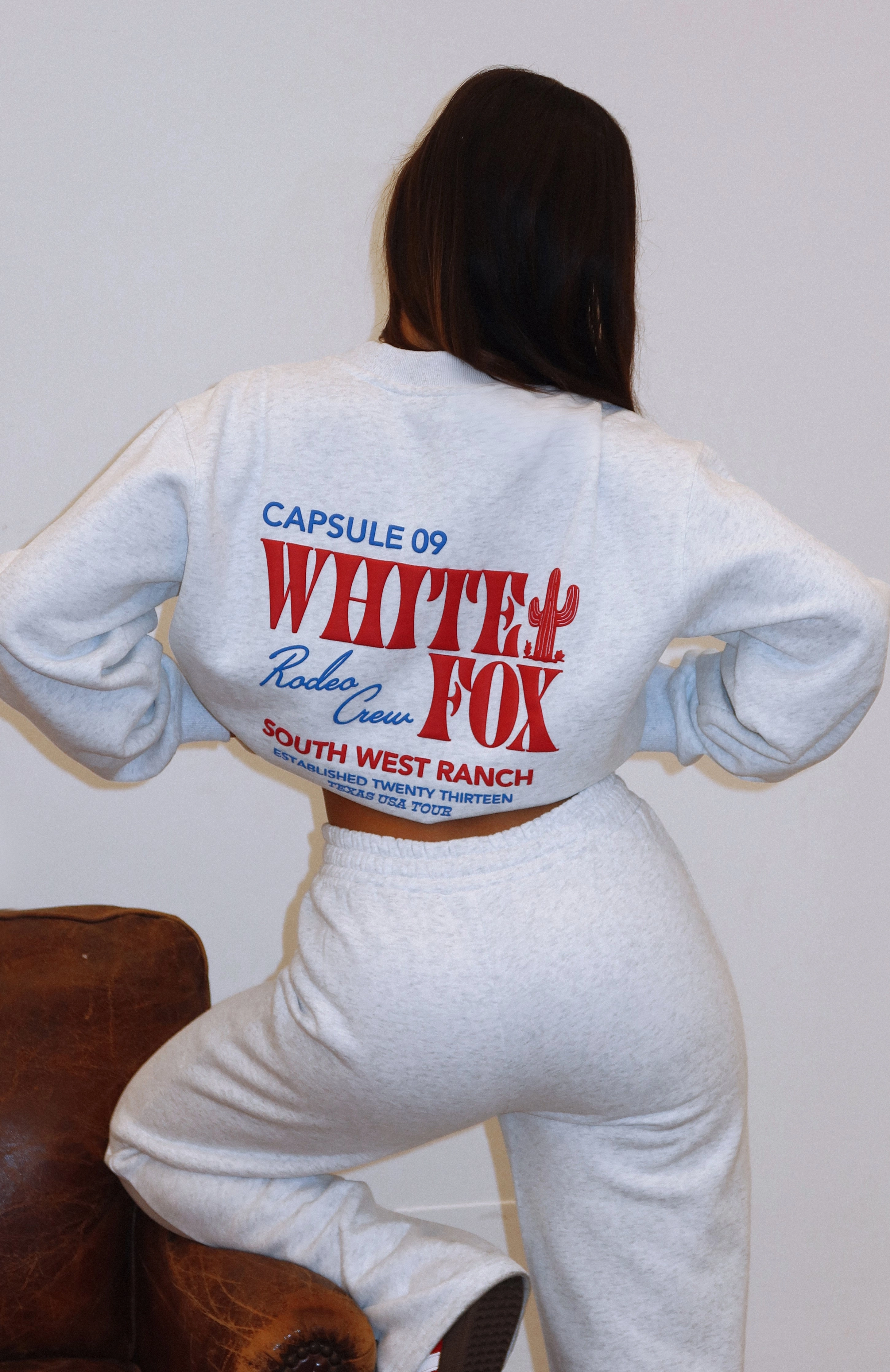 Capsule 9 Rodeo Crew Oversized Sweater Grey Marle Thermal regulation Plush Texture