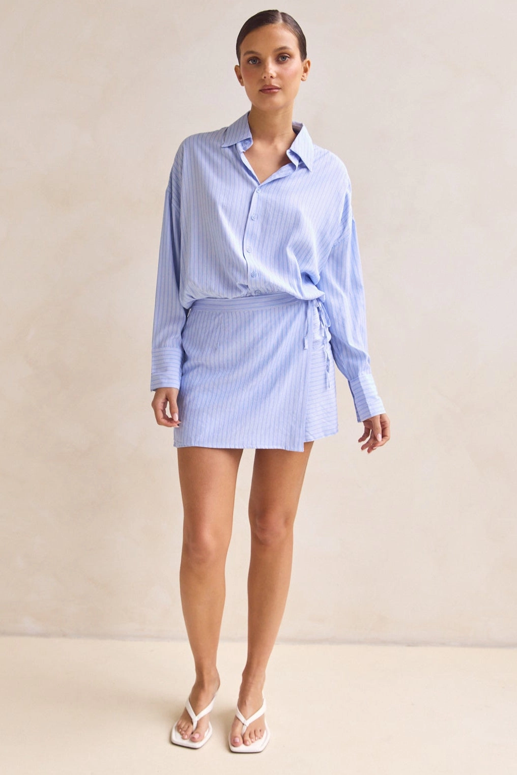 Valerie Mini Dress (Blue) Neutral Form