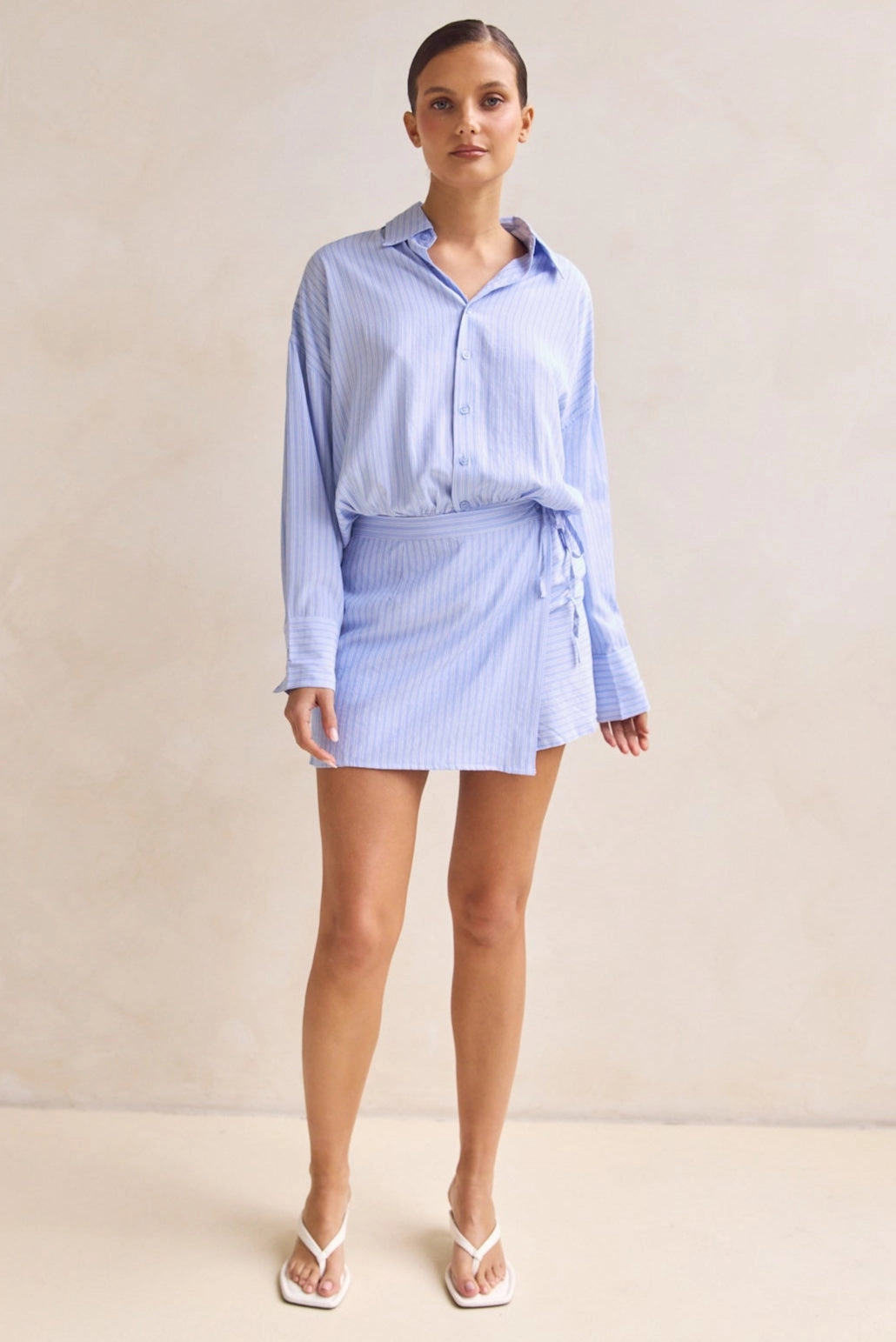 Effortless Fit Vibrant color dress Valerie Mini Dress (Blue)