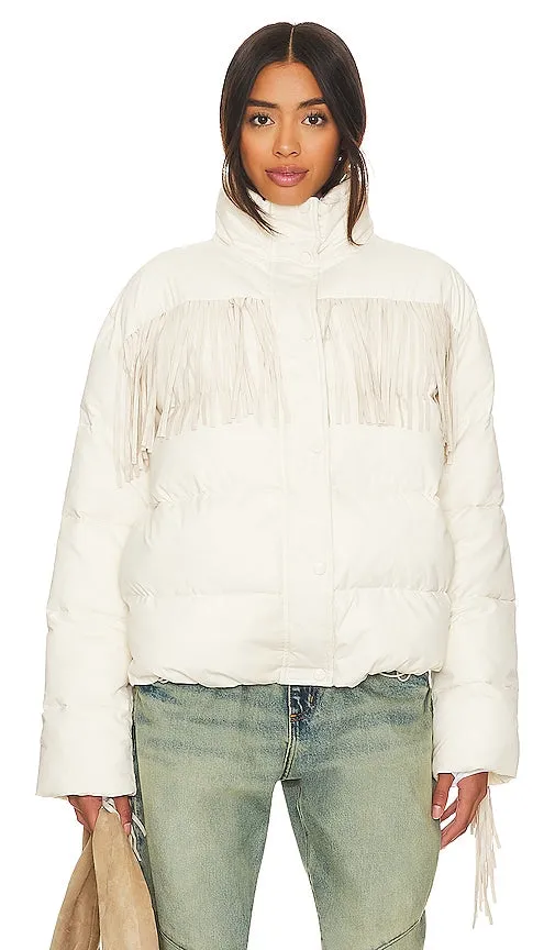 EAVES Olwen Puffer Jacket in Ivory