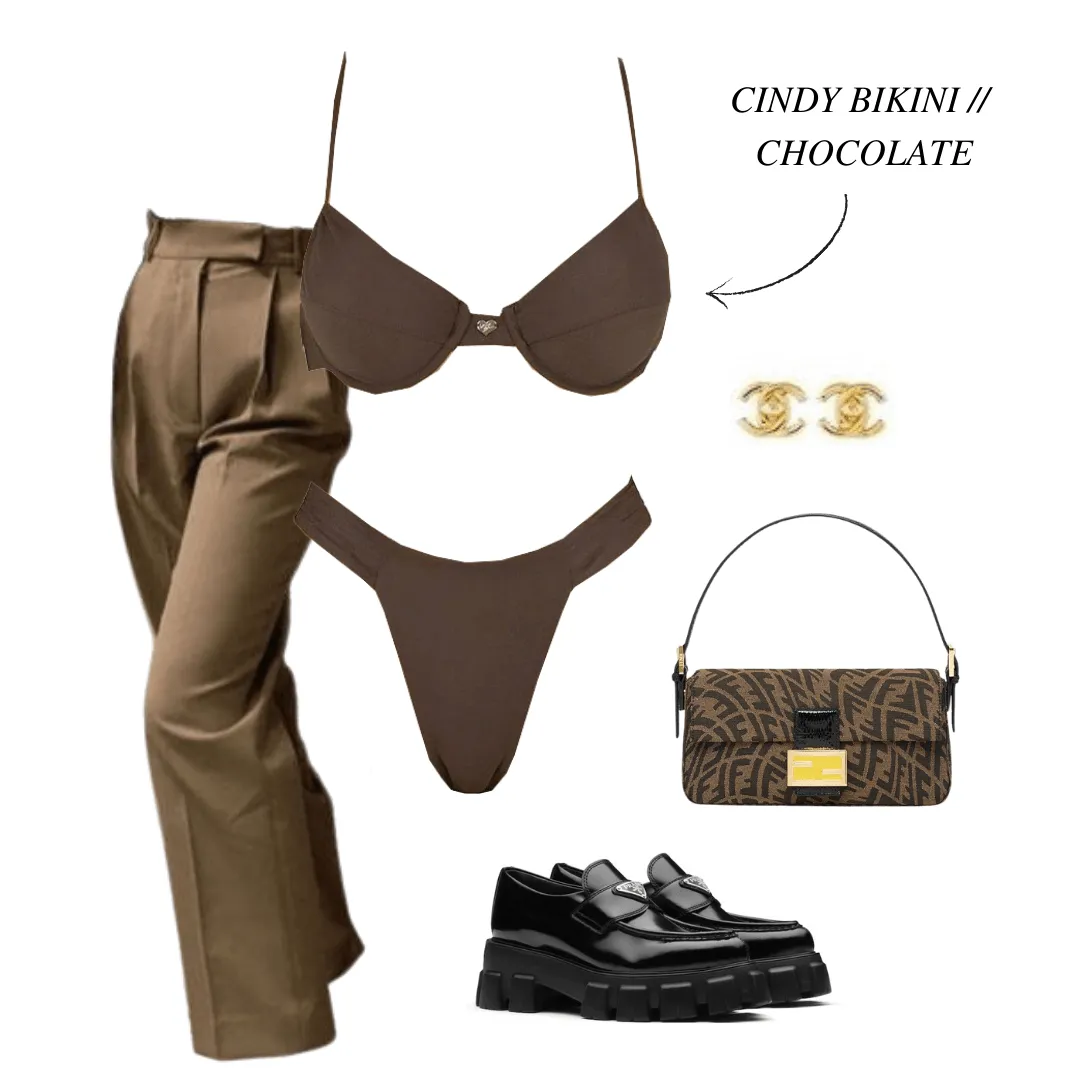 CINDY TOP | CHOCOLATE AntiOdorTreatment AbrasionResistant Finish