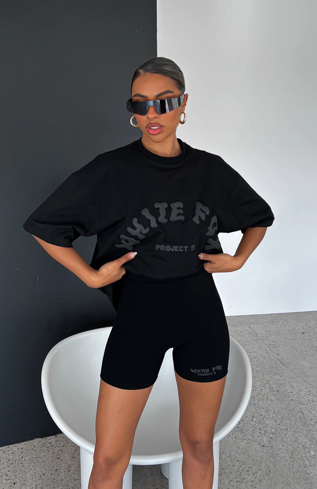 Project 5 Oversized Tee Ink Low Maintenance Knit