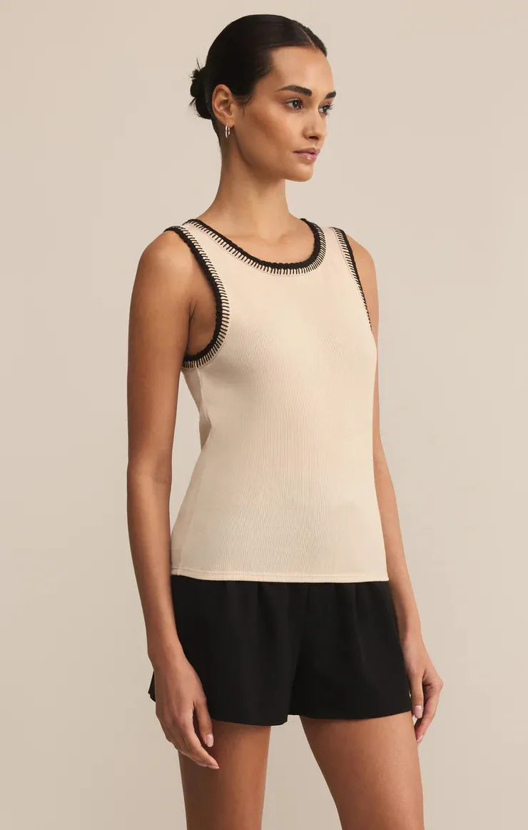 TaglessNecklineComfort Social Whipstitch Tank