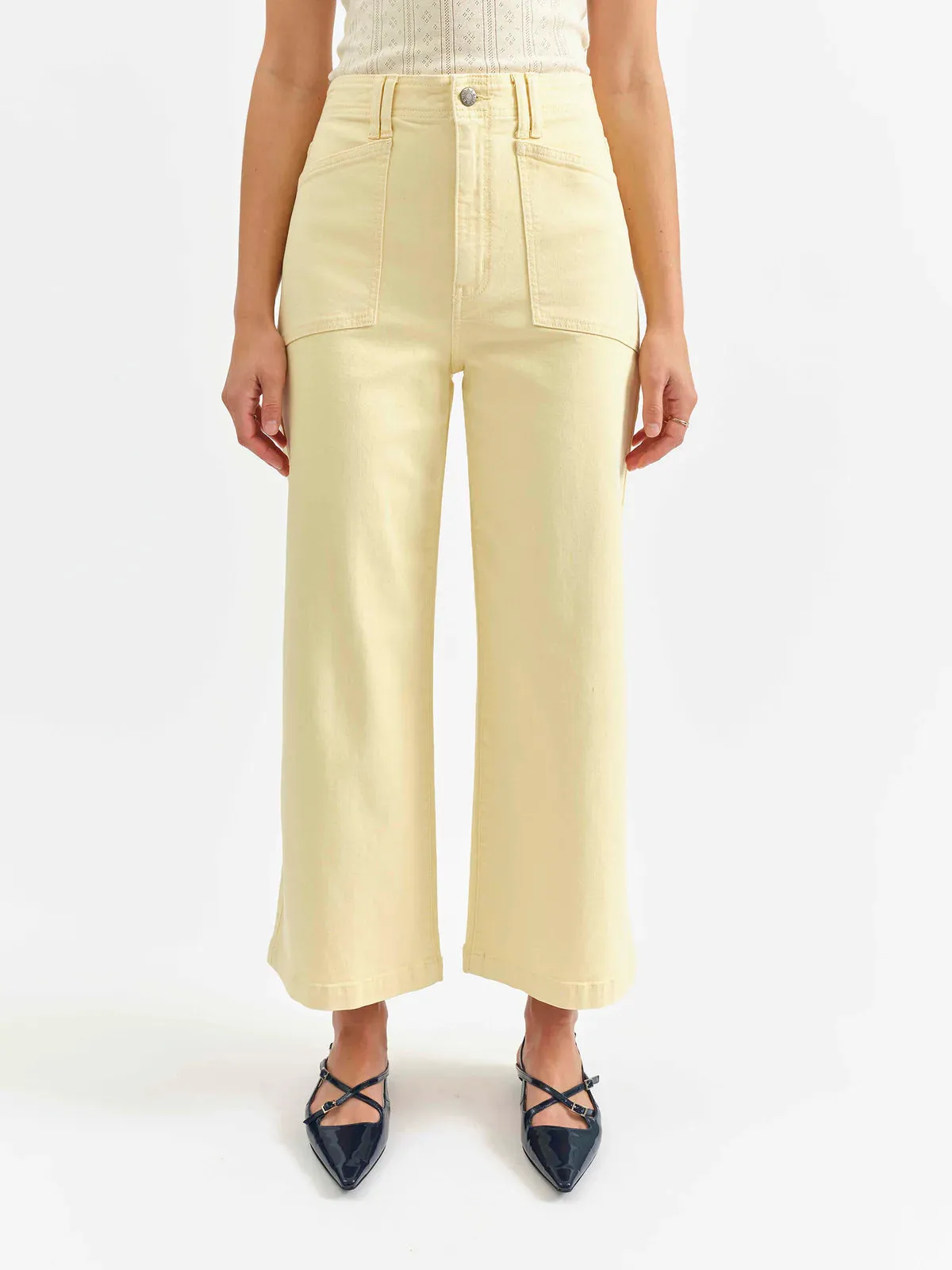 Stain Repellent Coating Performance Support Valley Girl Jeans -Sunny