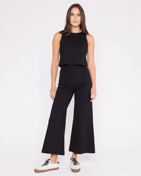 All Purpose Ponte Crop Wide Leg Pant
