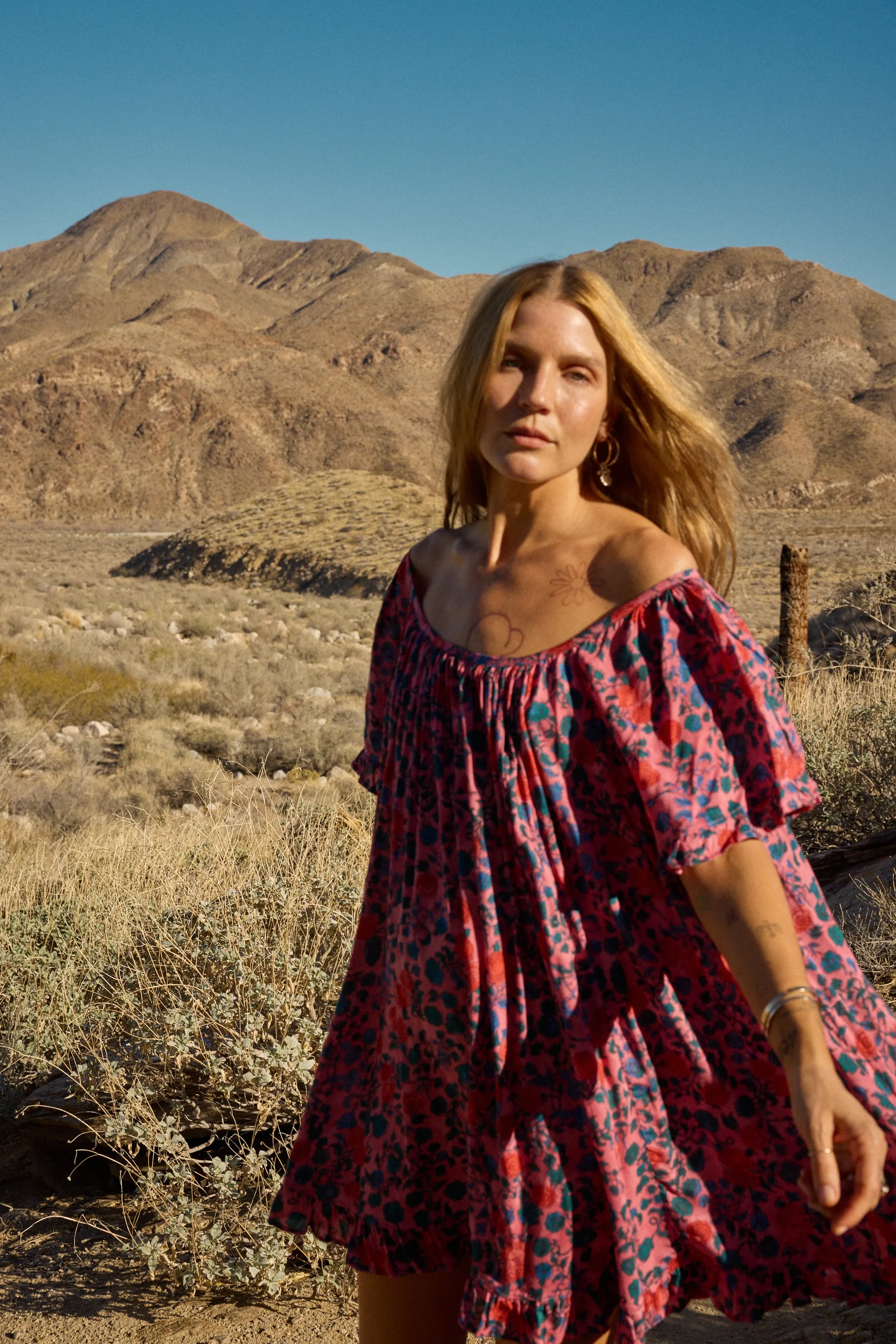 Rolled Hem Finish MARINA DRESS