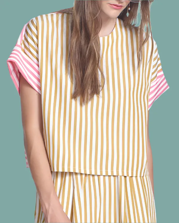 Stay Cool Technology Placket Detailing Juni Top - Olive