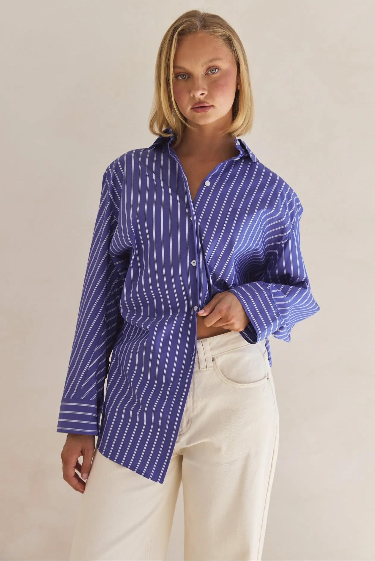 Eden Shirt (Blue) TemperatureRegulating