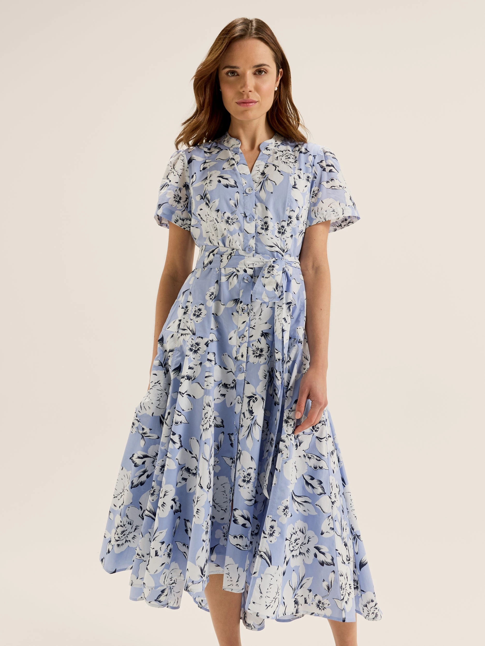 Wild Rose Shirtdress Fashion Essential Vintage Style