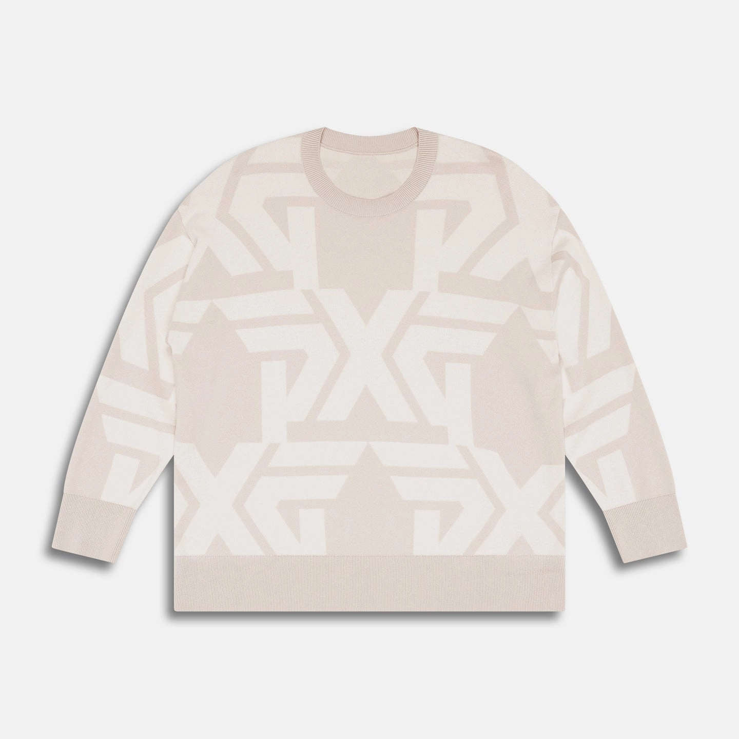 Contoured Silhouette Snag Proof Surface Women's All Over Logo Sweater