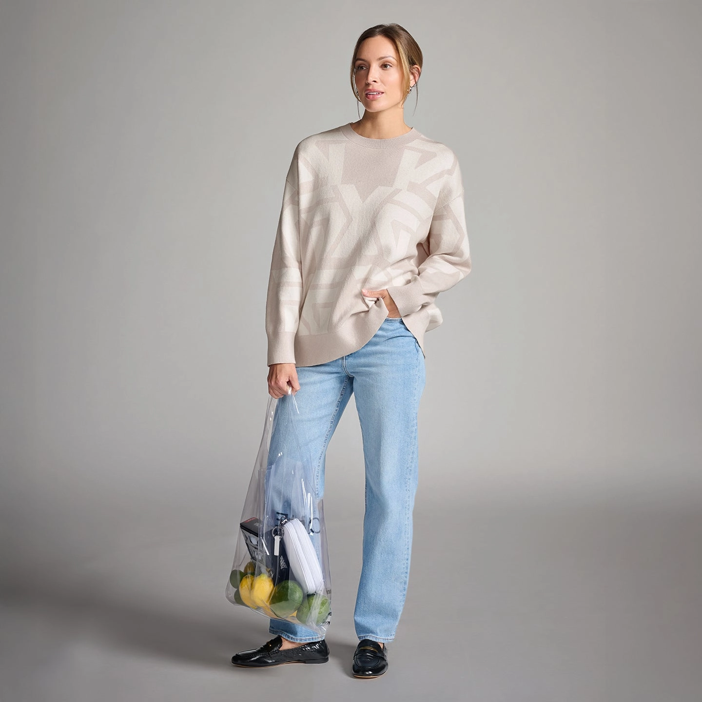 Women's All Over Logo Sweater OdorControlTreatment