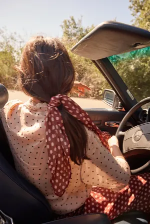 YarnDyeStripe SQUARE SCARF