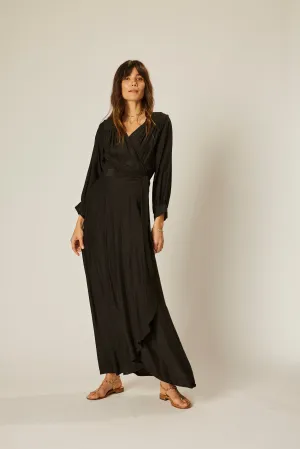 KATE LONG SLEEVE MAXI warm tones