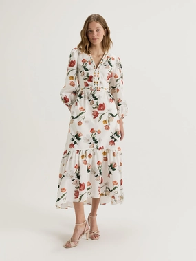 Gardenia Maxi Dress Side-Zip
