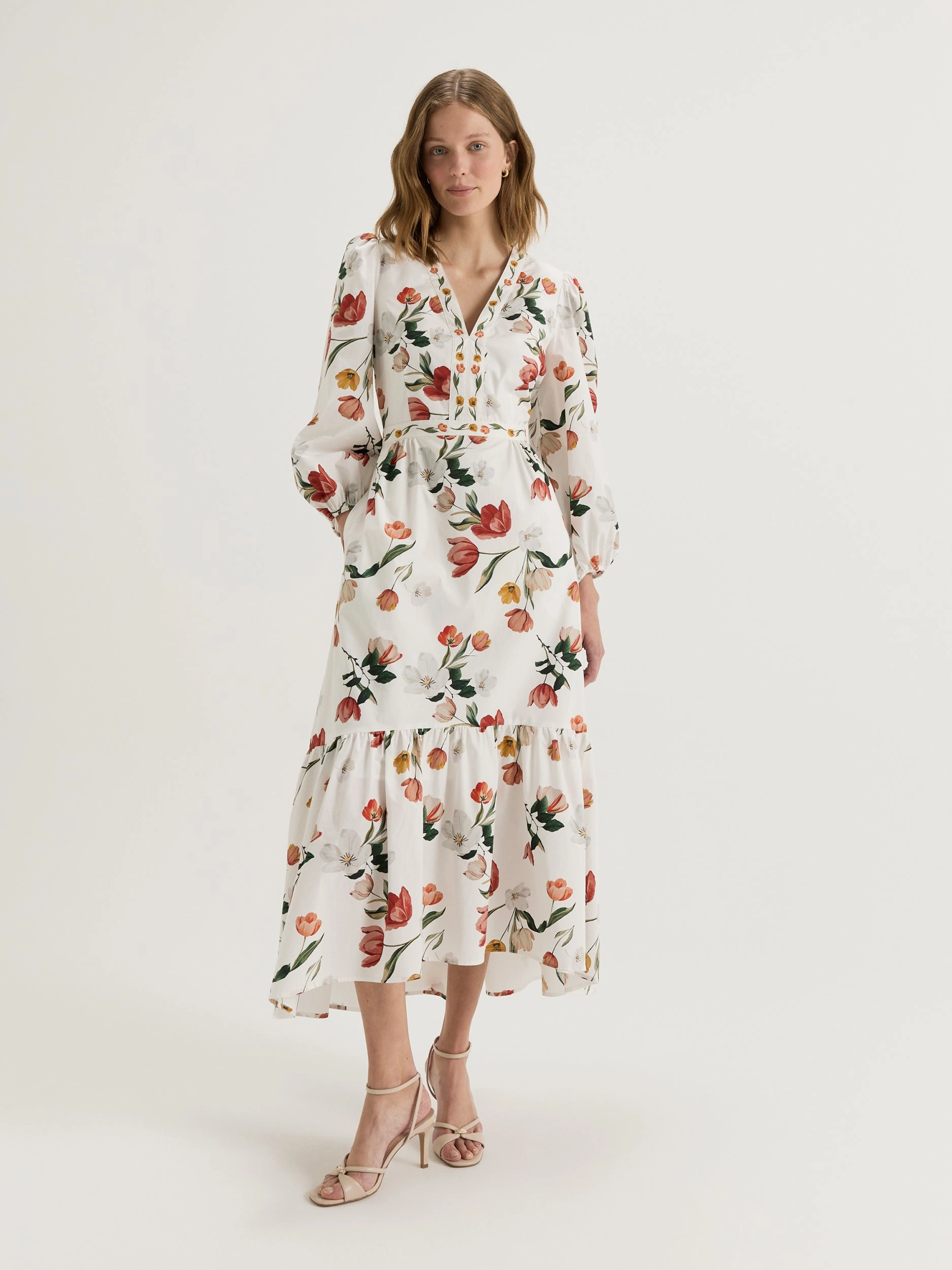 Gardenia Maxi Dress Side-Zip