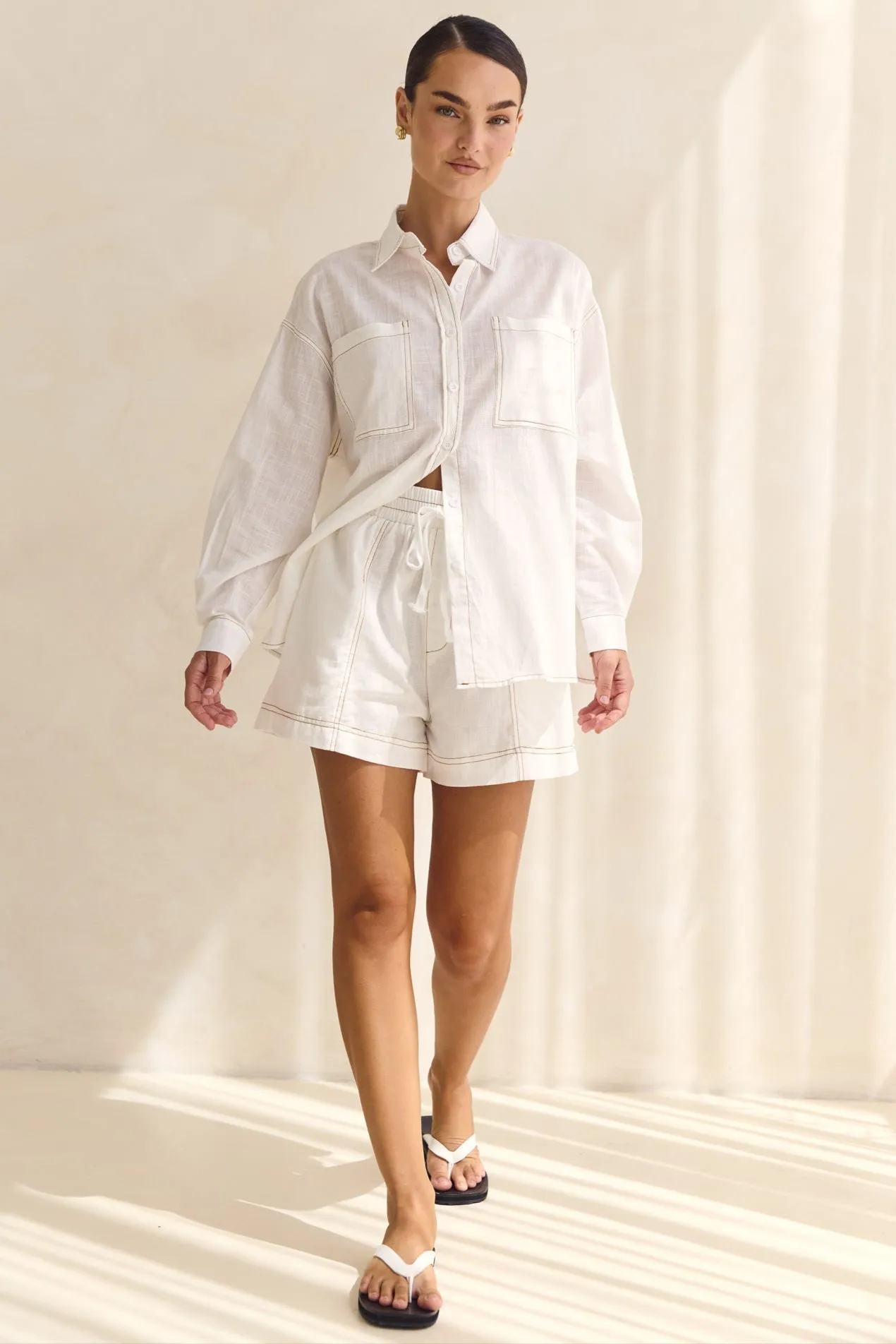 Elena Set (White) Work Ready Sporty Comfort