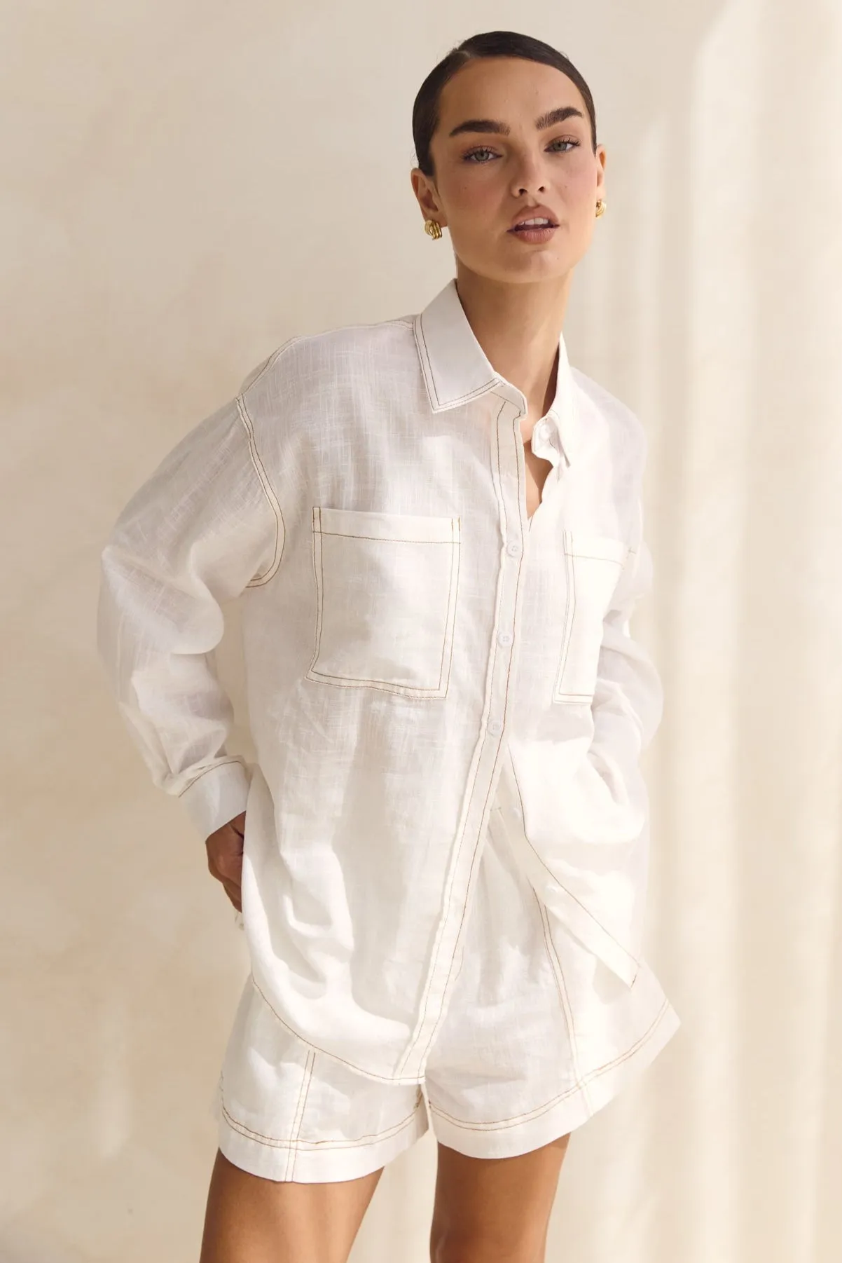 Elena Set (White) stretchy design