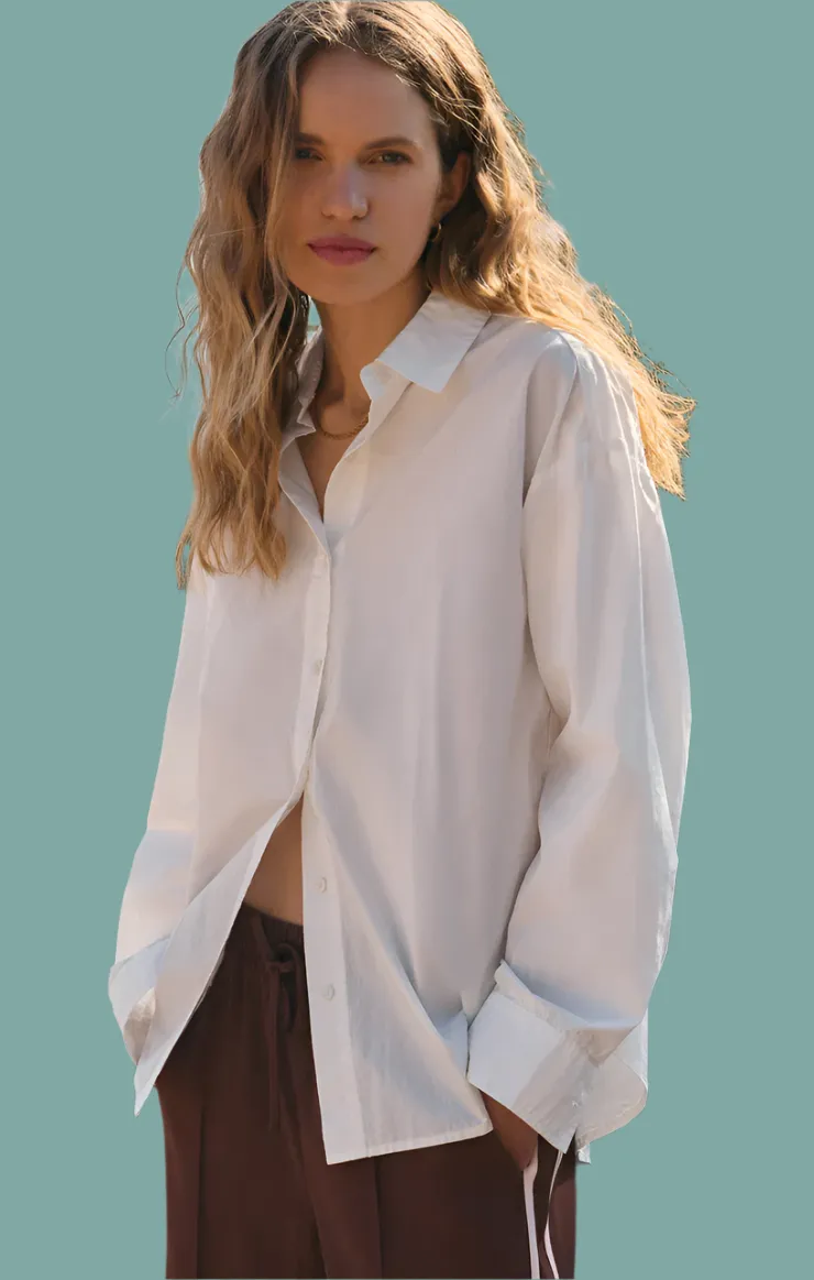 Elevated Poplin Shirt Brushed Interior Vintage Shirt