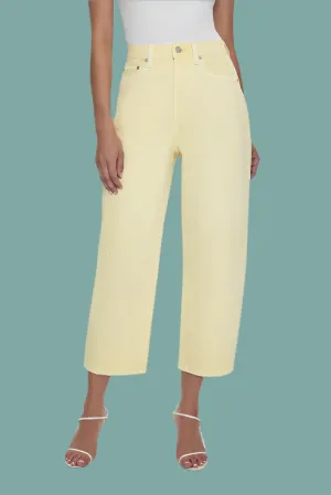 Anti Pilling Fabric Eli High Rise Arched Leg - Soft Buttercup