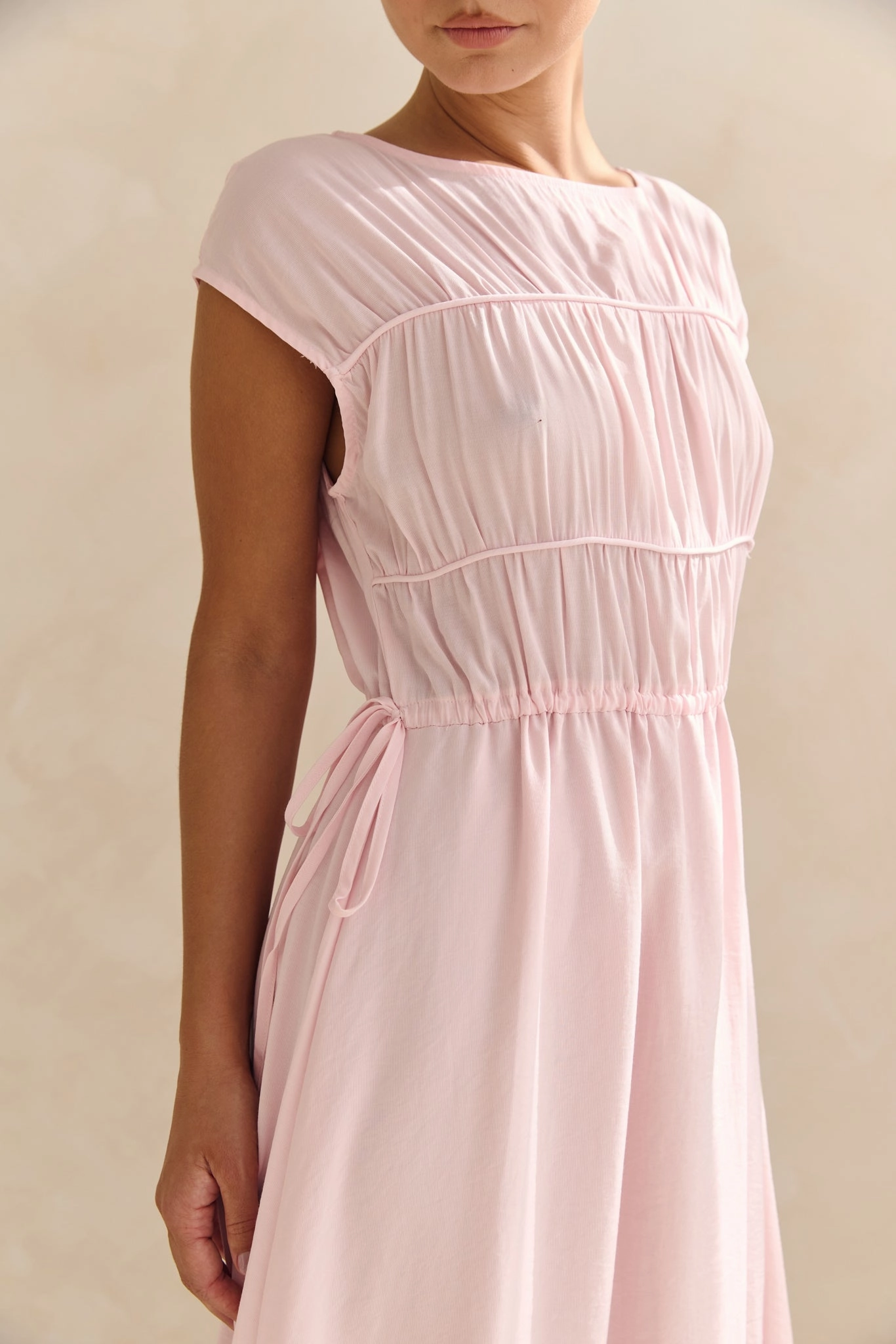Elle Maxi Dress (Pink) Elegant brunch outfit Cozy Balance